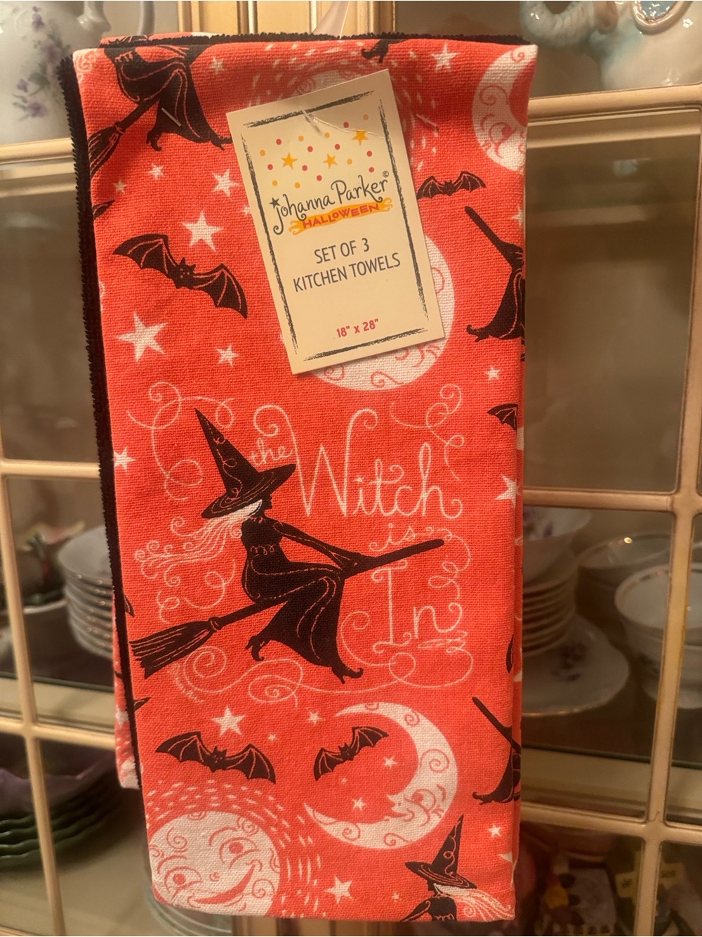 Johanna Parker Halloween Witch Kitchen Towels - Set of 3